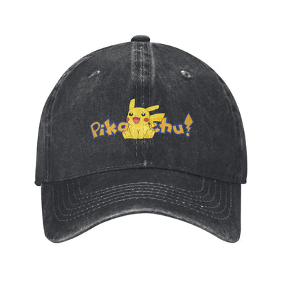 Pokemon Cap Pikachu Casual Baseball Cap