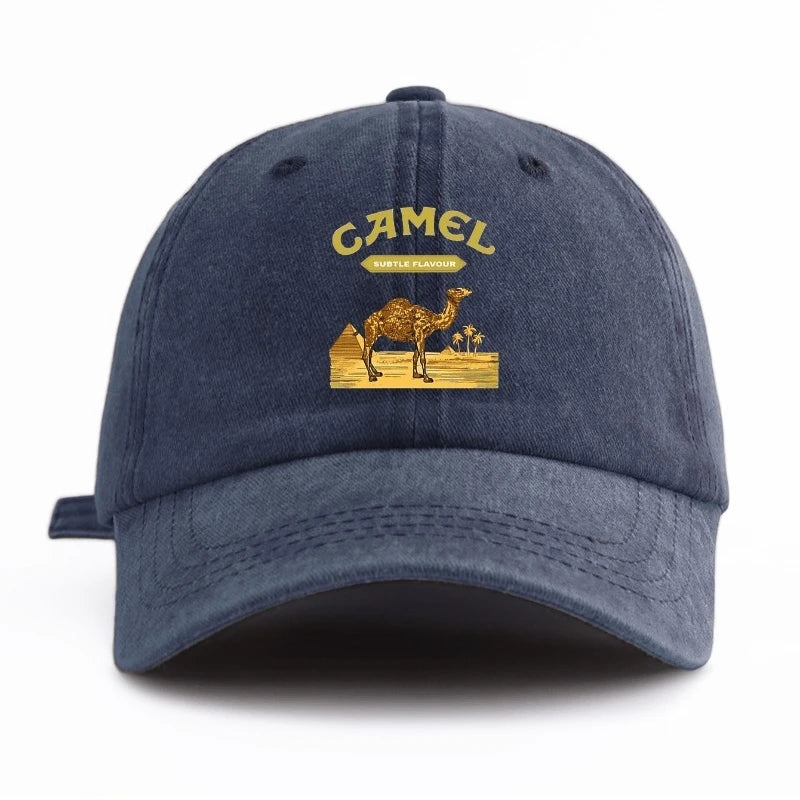 CAMEL Print Washed Baseball Cap
