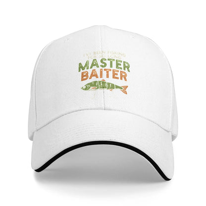 Personalized Fishing Master Baiter Baseball Cap