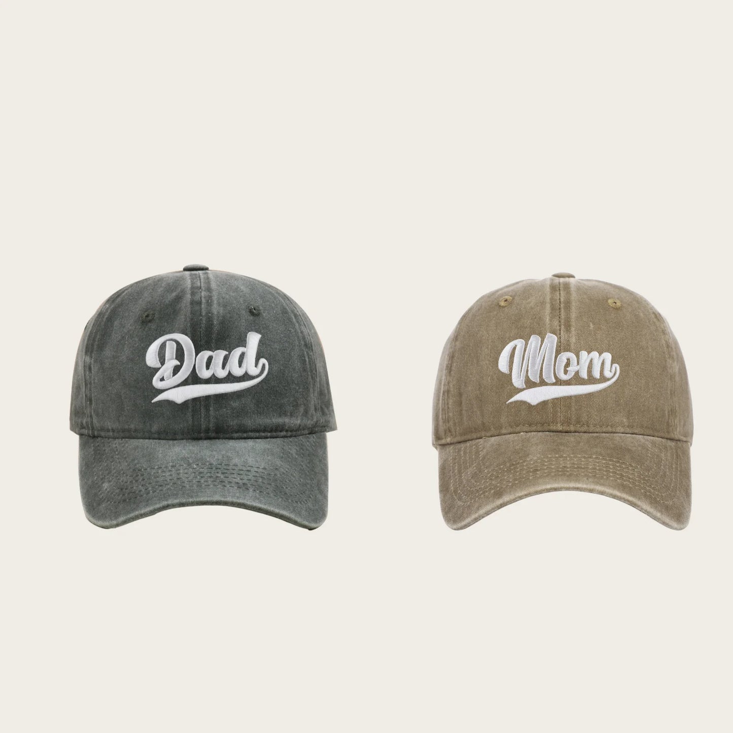 Fashion DAD MOM Embroidery Baseball Caps