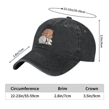 New Cute Dudu Is Laying On The Sleeping Bubu Casual Baseball Cap