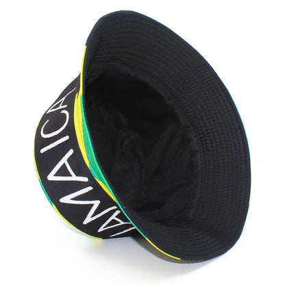 JAMAICA Flag Print Bucket Hat
