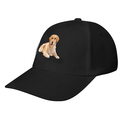 Golden Retriever Print Baseball Cap