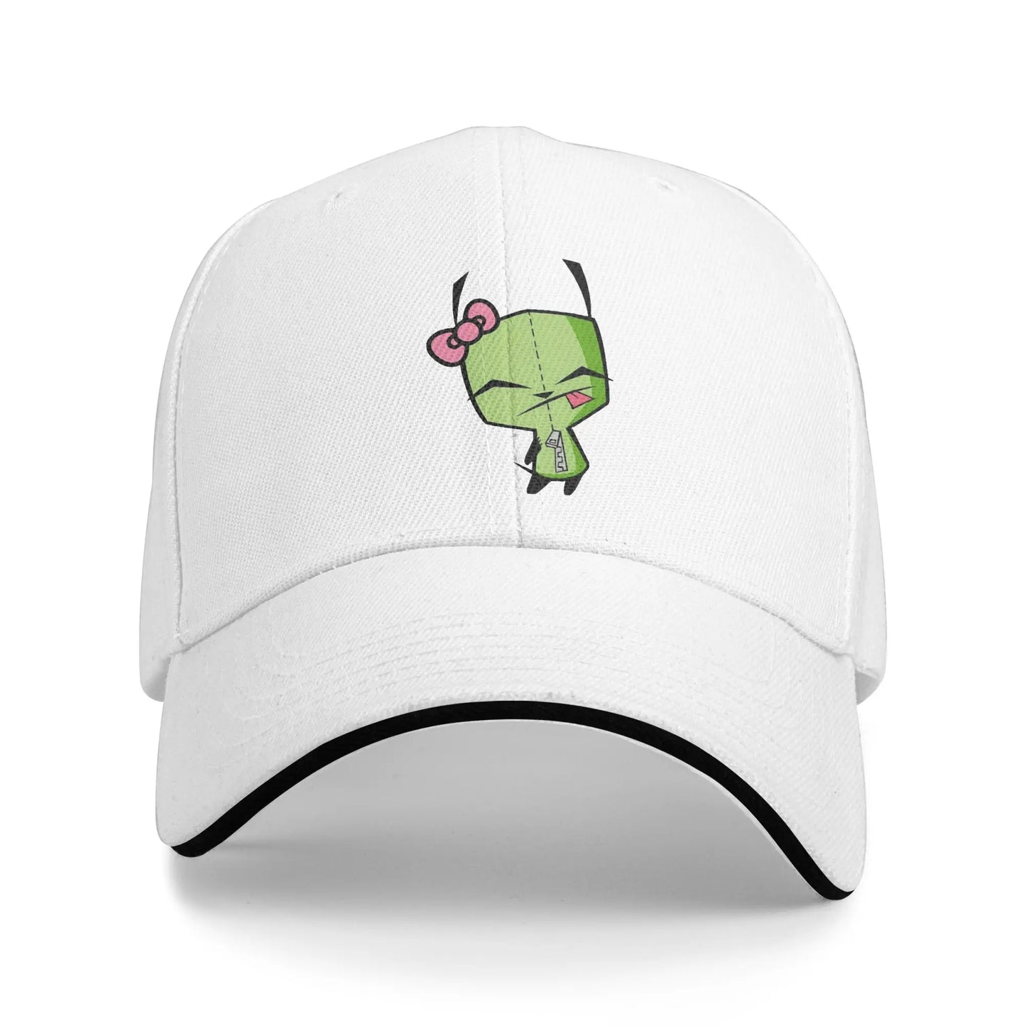 Invader Zim Riding Gir Baseball Caps