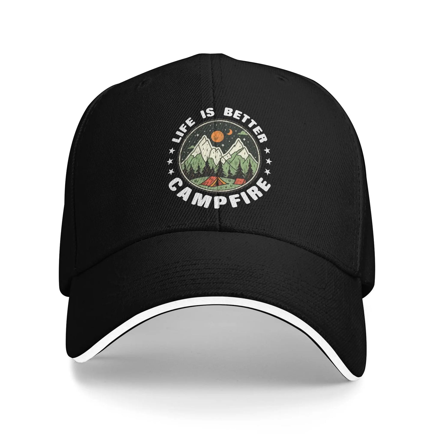 Fashion Unisex Mountain Camping Adventure Camper Baseball Cap