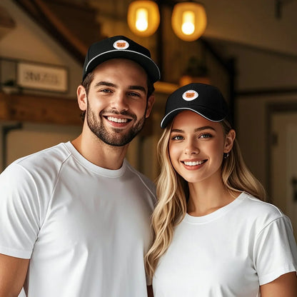 Cartoon Bear Logo Shirt Baseball Cap