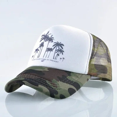 Snapback Mesh Baseball Cap Summer Outdoor Sport Hats