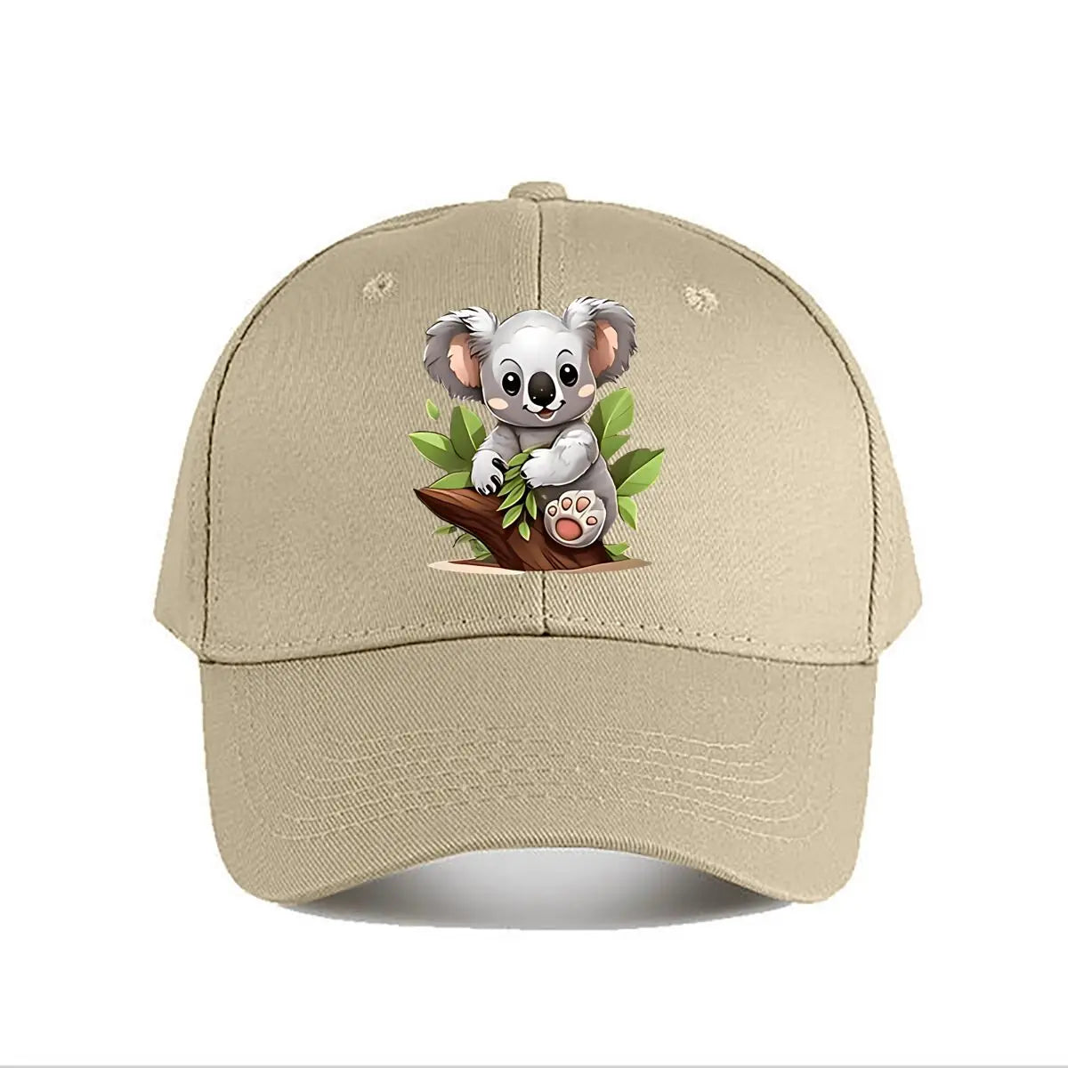 Cute Cartoon Koala Plush Toy Kids Room Decor Baseball Cap