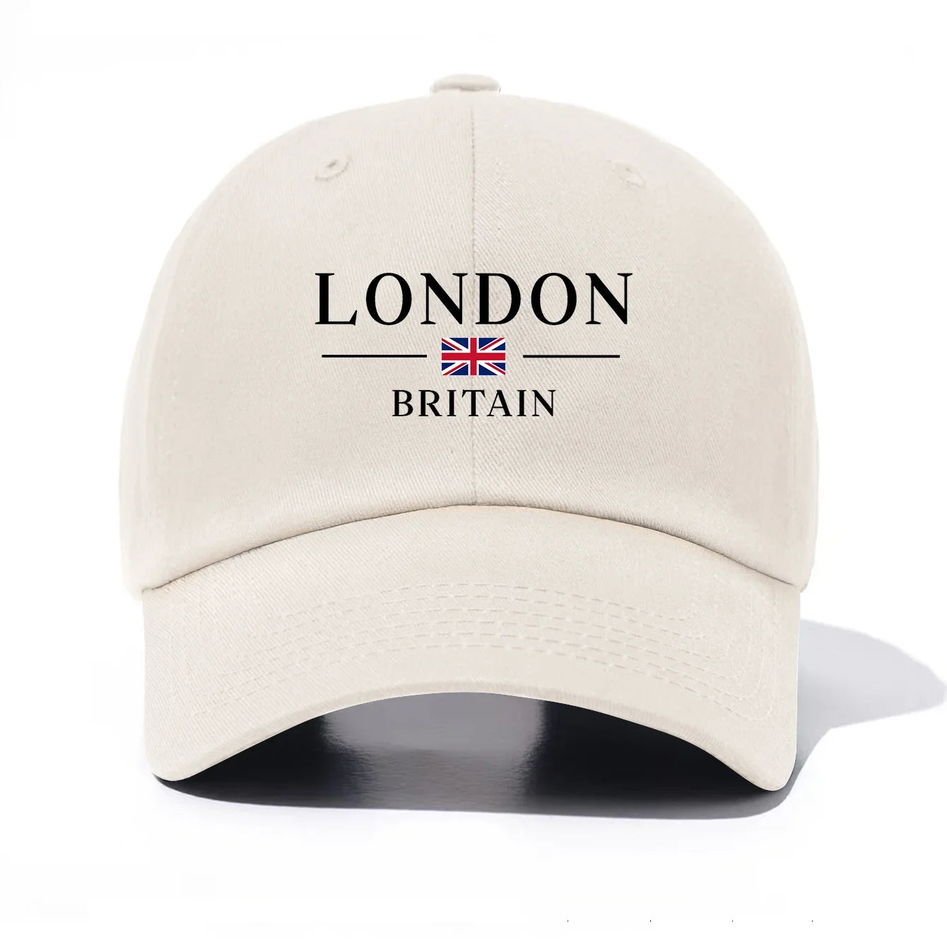London Print Baseball Cap For Adults