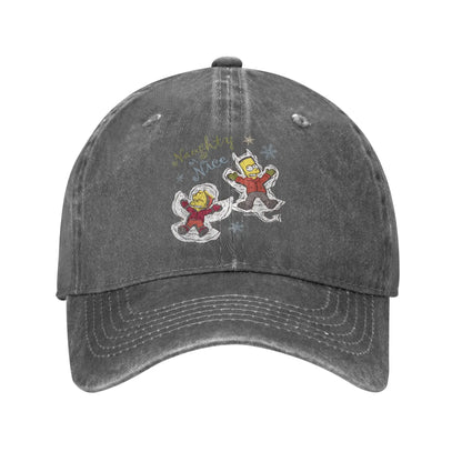 The S-simpson Bart and Lisa Christmas Summer Hip Hop Hats Baseball Caps