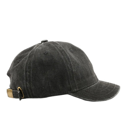 Fashion Solid Color Short Brim Baseball Cap
