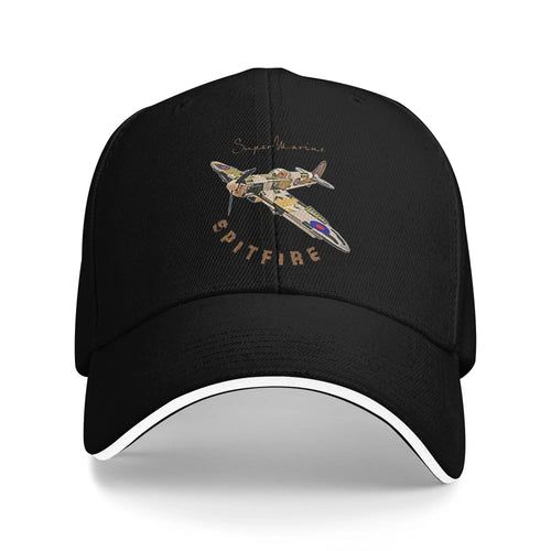 Spitfire Supermarine RAF Fighter Aircraft Outdoor Sport Baseball Cap