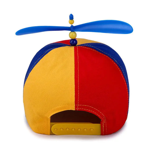Funny Adventure Dad Hat Baseball Hat Bamboo Dragonfly Rainbow Sun Cap Helicopter Propeller Design