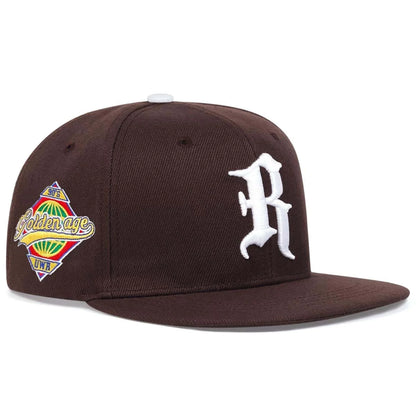 Gothic Letter R Embroidery Hip-hop Hats Snapback Caps Baseball Caps Sunscreen Hat