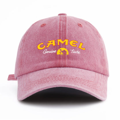 CAMEL Print Washed Baseball Cap For Adults