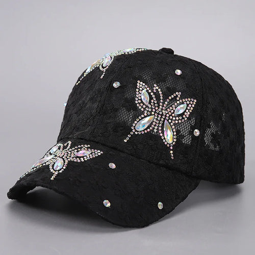 Summer Lace Flowers Baseball Caps