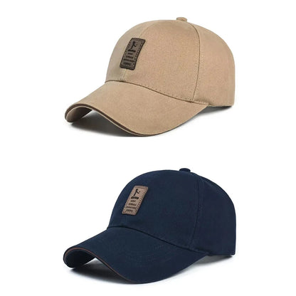 Summer Women Men Structured Baseball Cap Solid Cotton Adjustable Snapback Sunhat Outdoor Sports Hip Hop Baseball Hat Casquette