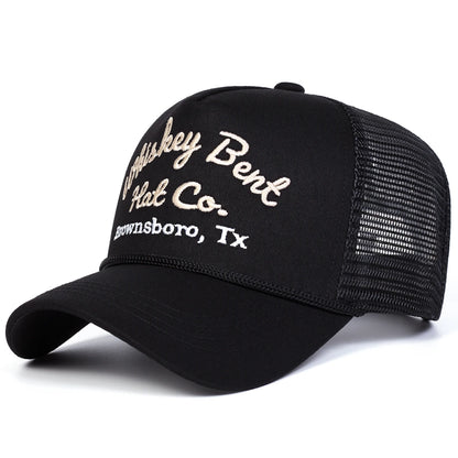 Unisex WHISKEY Letter Embroidery Baseball Caps