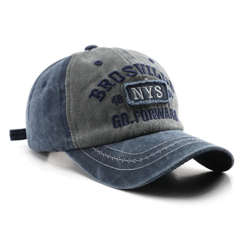NEW YORK Washed Cotton Cap For Men Women Gorras Baseball Caps
