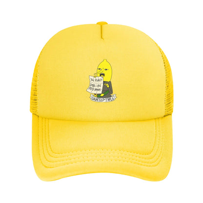 Adult Cartoon Lemon Lemongrab Baseball Caps
