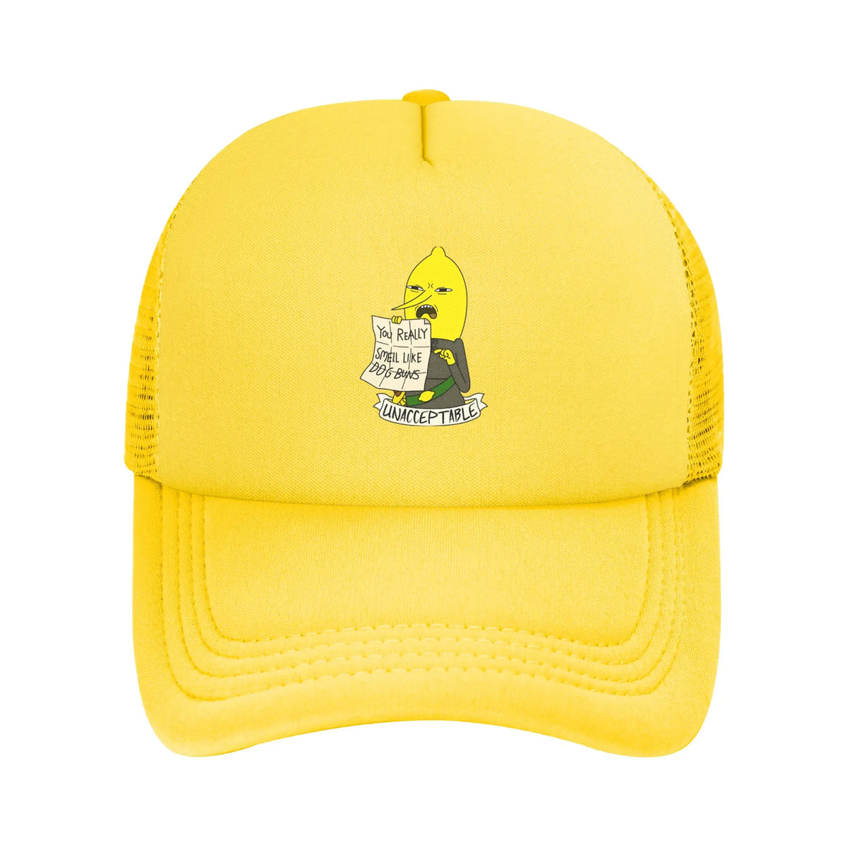 Lemongrab Lemon Mesh Baseball Caps