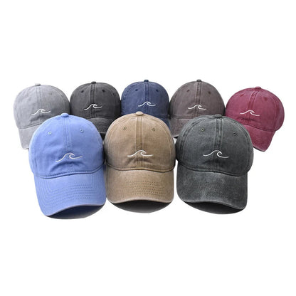 New Wave Embroidered Baseball Cap