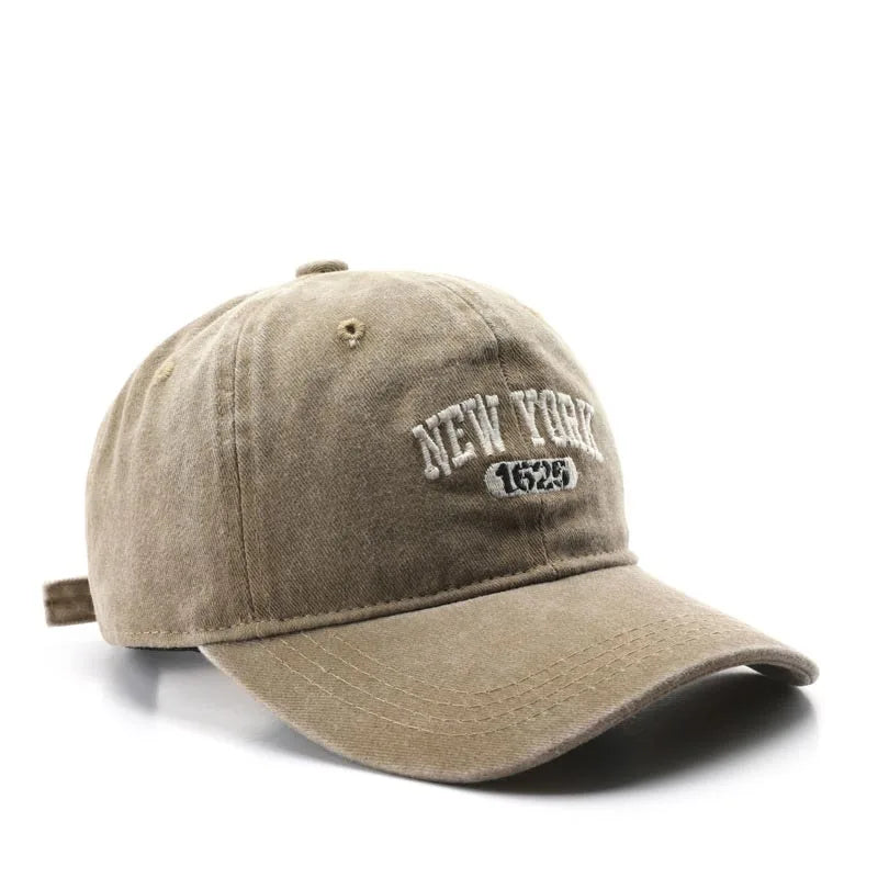 Retro New York Embroidery Baseball Caps for Men Women Vintage