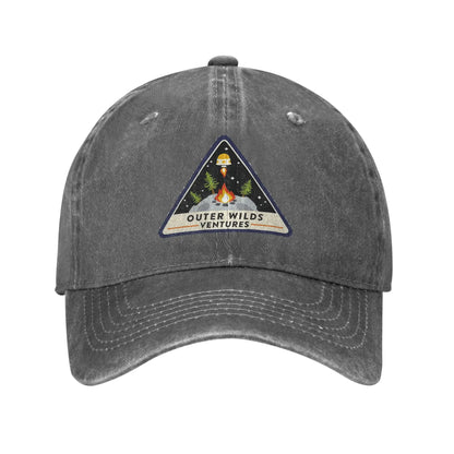 Outer Wilds Ventures Patch Denim Fabric Cap Casual Baseball Caps