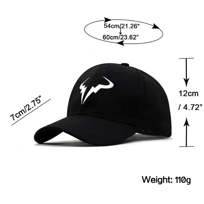 Cotton Tennis Cap 3D Embroidery Casquette Homme Baseball Caps For Men Women