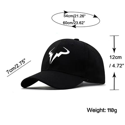 Cotton Tennis Cap 3D Embroidery Casquette Homme Baseball Caps For Men Women