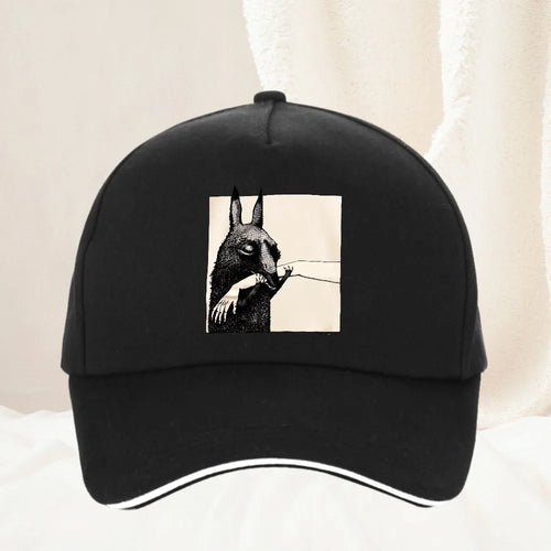 Funny Creature Bite Hand Baseball Cap