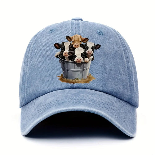 Cute Cow Print Baseball Cap