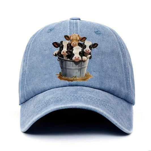 Cute Cow Print Baseball Cap