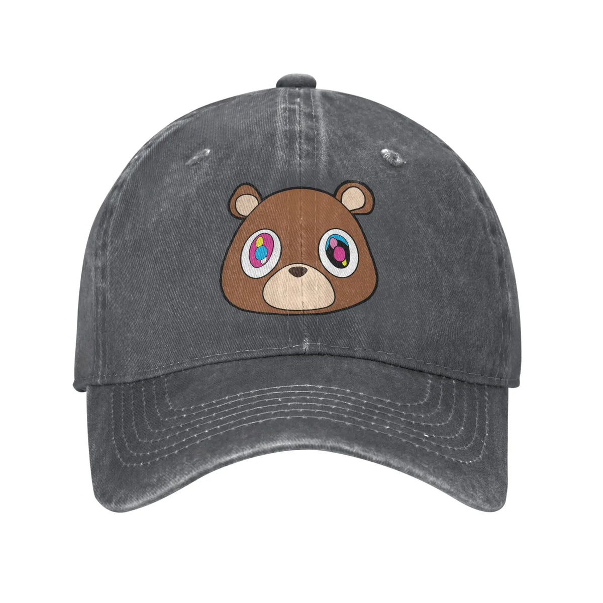 Custom Fashion Unisex Kanyes Bear Wests Baseball Cap