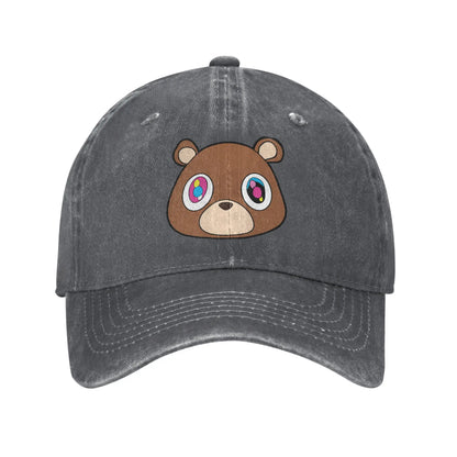 Custom Fashion Unisex Kanyes Bear Wests Baseball Cap