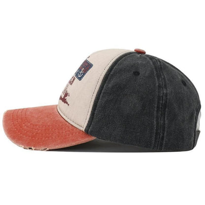 Retro BEACH Embroidery Baseball Hat