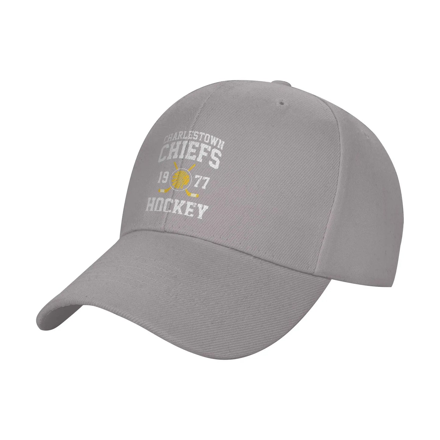 Fashion Charlestown Chiefs Hockey Curved Brim Baseball Cap