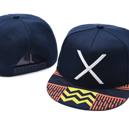 Letter Embroidery Hip Hop Caps For Men Women Fashion Cool Snapback Hat
