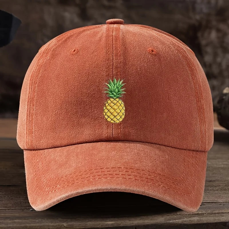 Pineapple Printed Baseball Cap Outdoor Casual Hat