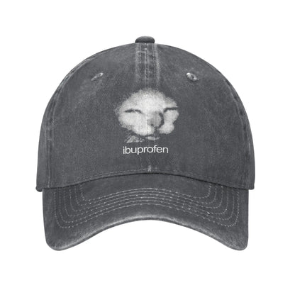 Ibuprofen Cat Meme Baseball Cap