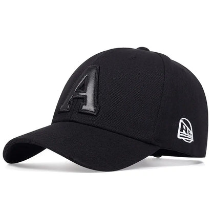 Summer Fashion Men Baseball Cap Letter A Embroidery