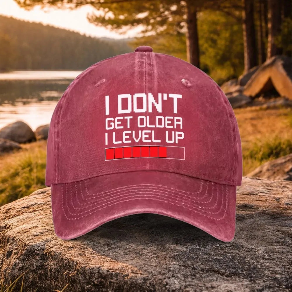 Gamer Level Up Birthday Baseball Cap