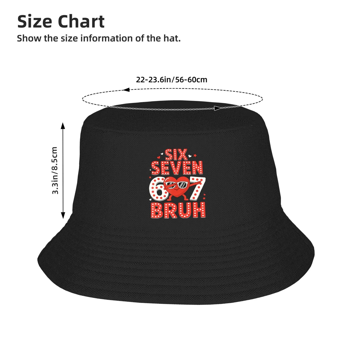 67 Valentines Day Bruh Valentine Meme Bucket Hat