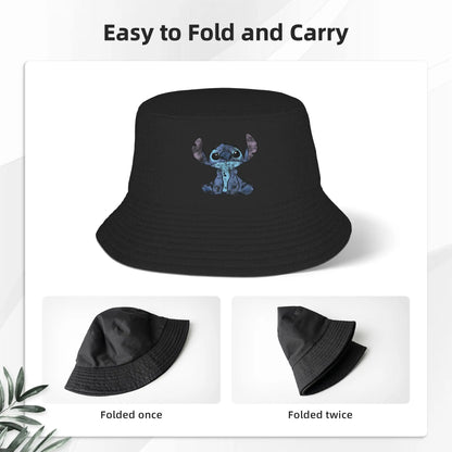 Lilo & Stitch Distressed Stitch Bucket Hats