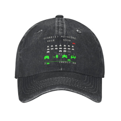 Fashion Space Invaders Baseball Caps