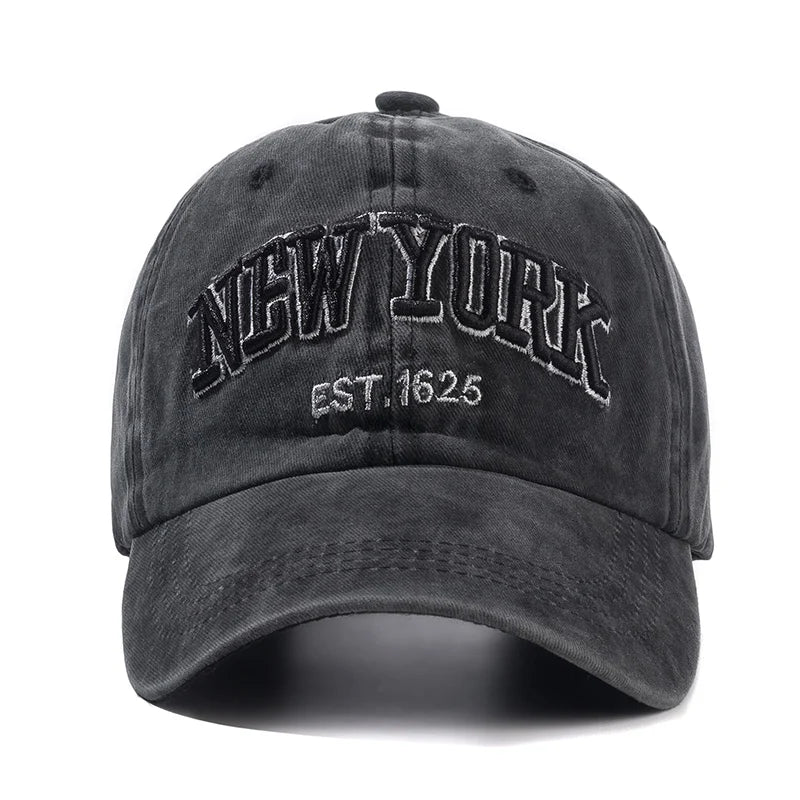 New York Washed Cotton Cap Baseball Caps