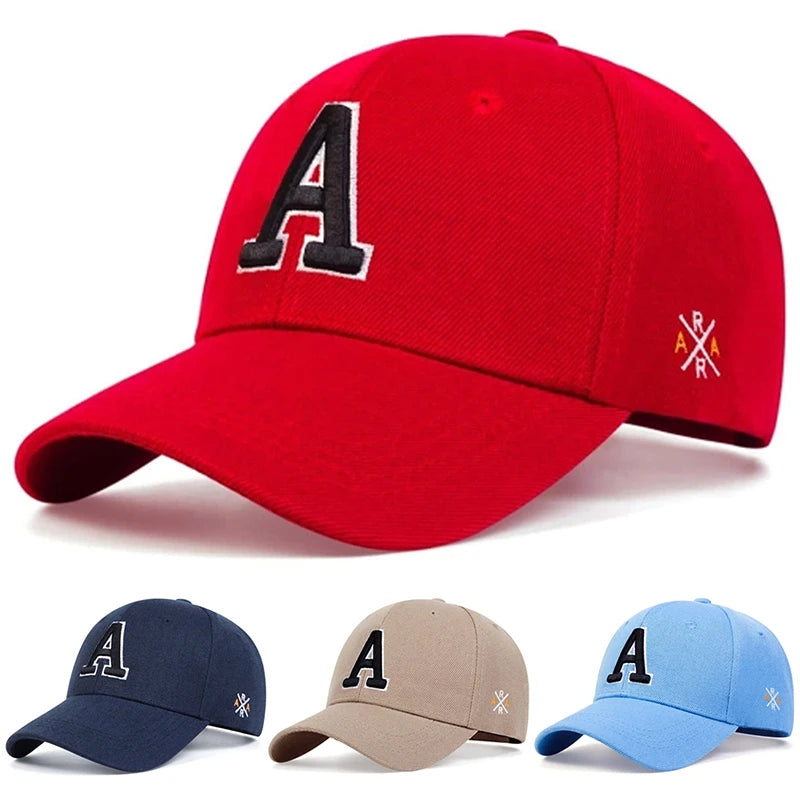 A Letter Side AR Embroidered Baseball Hat