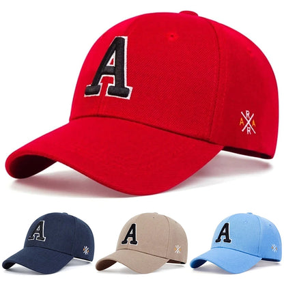 A Letter Side AR Embroidered Baseball Hat