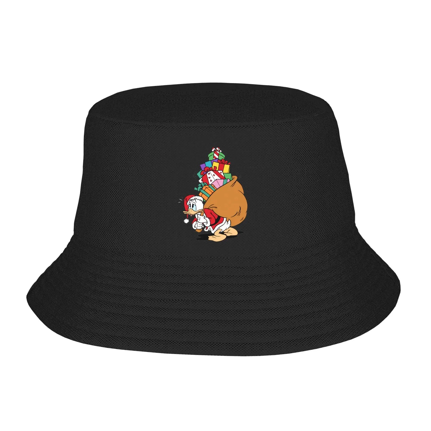 Unisex Bucket Hats Cartoon Donald Duck Vintage Beach Hatwear
