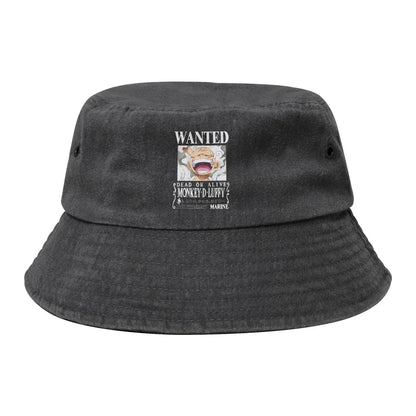 Luffy Gear Fifth Anime Bucket Hats One Piece